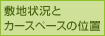 敷地状況とカースペースの位置