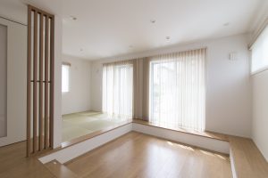 小下がりで団らんの場を