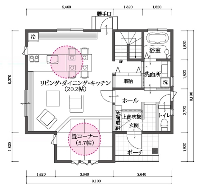 規格住宅（ワンズキューボ）の家